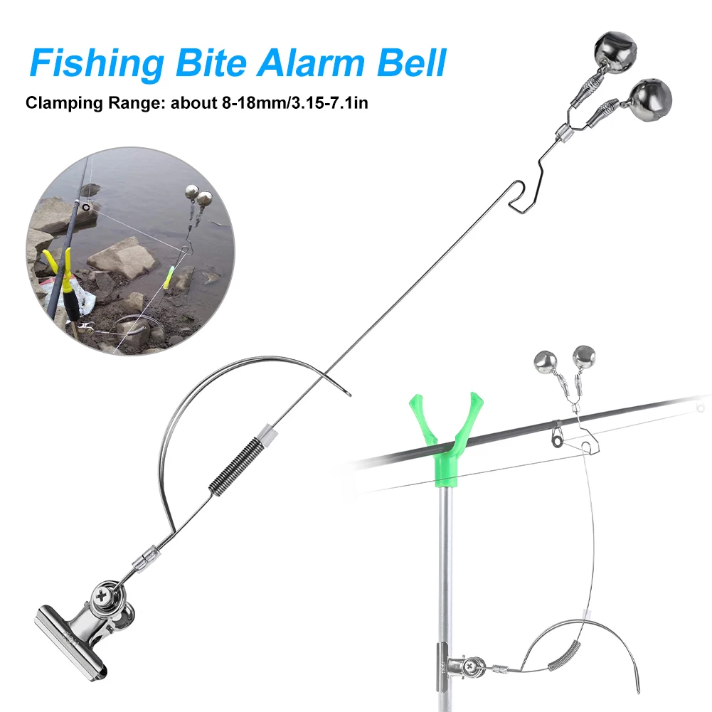 Stainless Steel Fishing Bite Alarm Fishing Rod Bite Bait Alarm Adjustable Carp Bite Bait Alarm Bell Fishing Bite Alarm Indicator
Stainless Steel Fishing Bite Alarm Fishing Rod Bite Bait Alarm Adjustable Carp Bite Bait Alarm Bell Fishing Bite Alarm Indicator