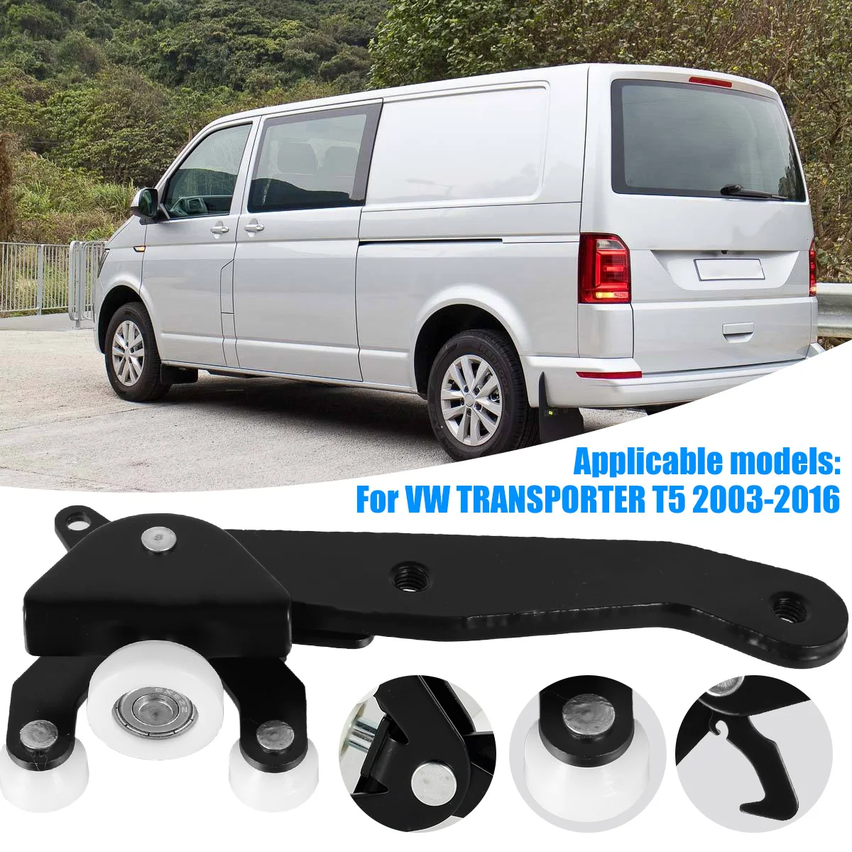 Новинка, ролик для раздвижной двери для VW TRANSPORTER T5 2003-2016, роликовая Направляющая для раздвижной двери, шарнир/нижний левый, подключи и играй в... 
Новинка, ролик для раздвижной двери для VW TRANSPORTER T5 2003-2016, роликовая Направляющая для раздвижной двери, шарнир/нижний левый, подключи и играй в...