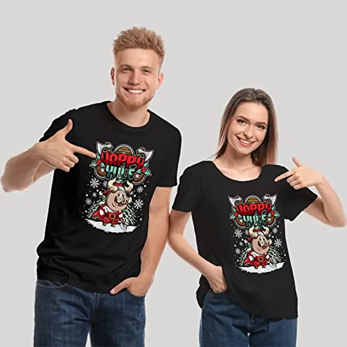 Happy Yule Vi king Christmas Wild Boar Unisex Pajamas T-Shirt 100% Cotton O-Neck Short Sleeve Casual Mens T-shirt Size S-3XL
Happy Yule Vi king Christmas Wild Boar Unisex Pajamas T-Shirt 100% Cotton O-Neck Short Sleeve Casual Mens T-shirt Size S-3XL