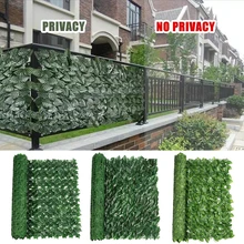 Artificial Fence Screen Garden Outdoor Privacy Green Leaf Screen Wall Landscaping Decoration Artificial Hedges Backyard Balcony