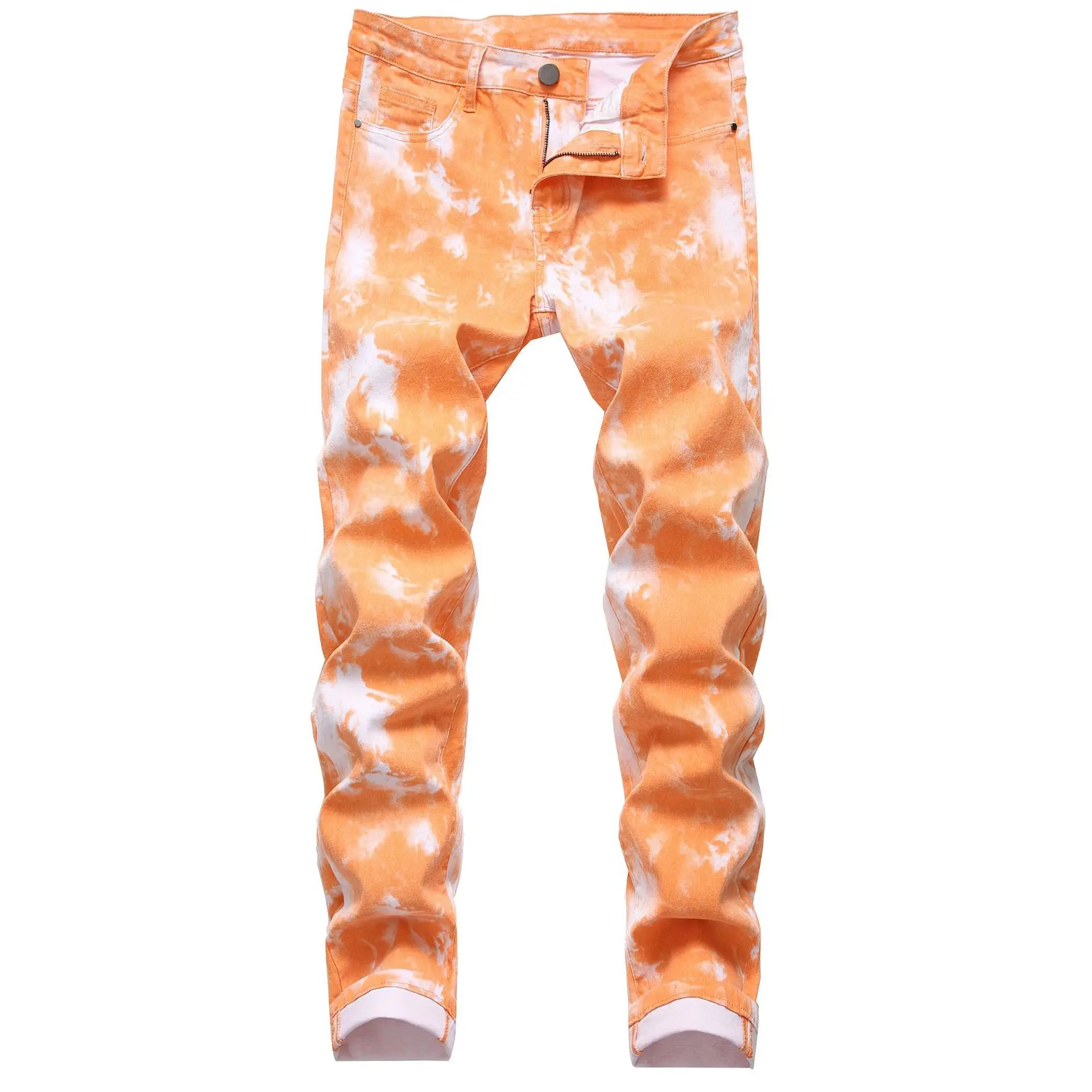 Men's Pants Colorful Stretch Denim Slacks Slim Print Men's Pant Split Bone Trousers for Men
Men's Pants Colorful Stretch Denim Slacks Slim Print Men's Pant Split Bone Trousers for Men