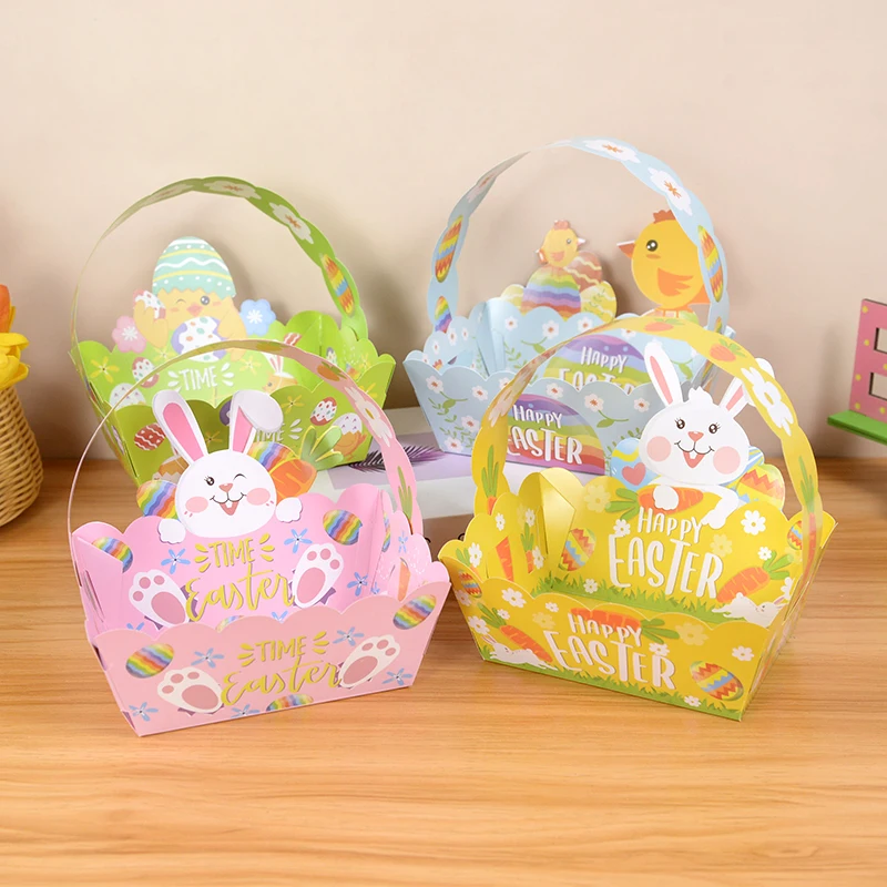 4PCS Cute Easter Rabbit Eggs Storage Basket Bunny Chicks Candy Cookie Paper Gifts Bags Easter Home Decoration Kids Party Favors
4PCS Cute Easter Rabbit Eggs Storage Basket Bunny Chicks Candy Cookie Paper Gifts Bags Easter Home Decoration Kids Party Favors