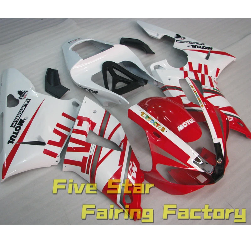 Комплект обтекателей для мотоцикла Yamaha YZFR1 2000 2001 YZF R1 YZF1000 литьевая форма для кузова Высококачественная Красная белая классическая оболочка
Комплект обтекателей для мотоцикла Yamaha YZFR1 2000 2001 YZF R1 YZF1000 литьевая форма для кузова Высококачественная Красная белая классическая оболочка