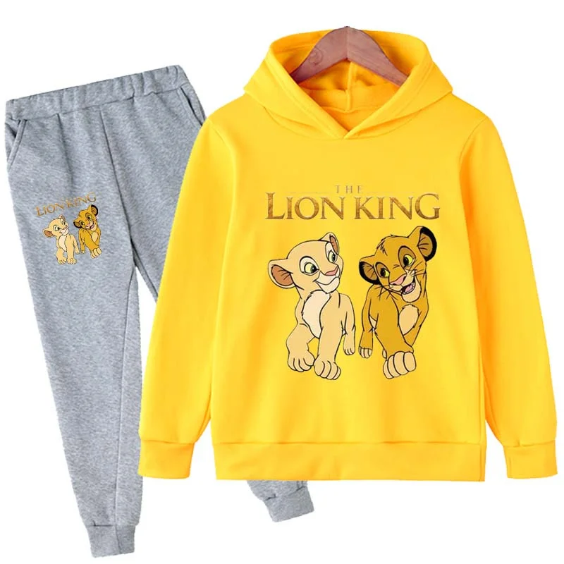 The Lion King Hoodie Sets Kids Winter Children Fashion Hoodies Pants 2pcs Tracksuits Baby Boy Clothes Suit 4-16Years
The Lion King Hoodie Sets Kids Winter Children Fashion Hoodies Pants 2pcs Tracksuits Baby Boy Clothes Suit 4-16Years