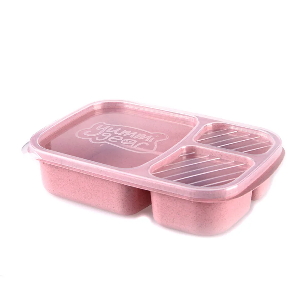 Ланч-бокс Bento, портативный контейнер для хранения еды в микроволновой печи, с тремя ячейками, из пшеничной соломы, для школы и офиса
Ланч-бокс Bento, портативный контейнер для хранения еды в микроволновой печи, с тремя ячейками, из пшеничной соломы, для школы и офиса