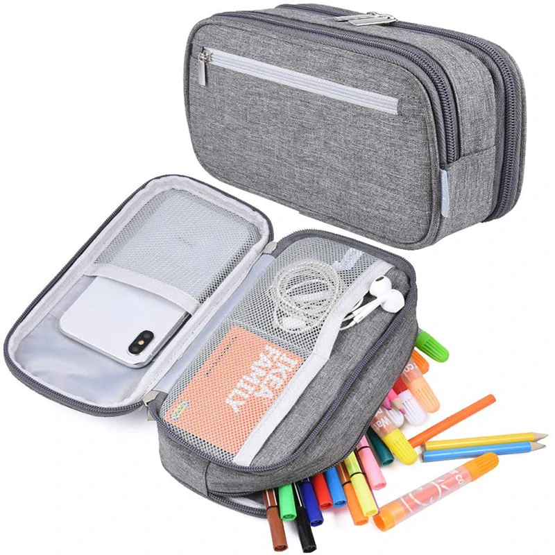 Multi-Layeres Pen Case Large Capacity Tationery Holder Pencil Bag Multifunctional Student Zipper Pencil Pouch School Supplies
Multi-Layeres Pen Case Large Capacity Tationery Holder Pencil Bag Multifunctional Student Zipper Pencil Pouch School Supplies