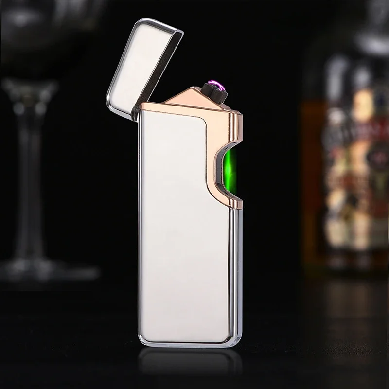 USB-зажигалка с двойной дугой, креативная металлическая ветрозащитная фотоэлектрическая Индукционная Электронная зажигалка, инструмент для курения
USB-зажигалка с двойной дугой, креативная металлическая ветрозащитная фотоэлектрическая Индукционная Электронная зажигалка, инструмент для курения