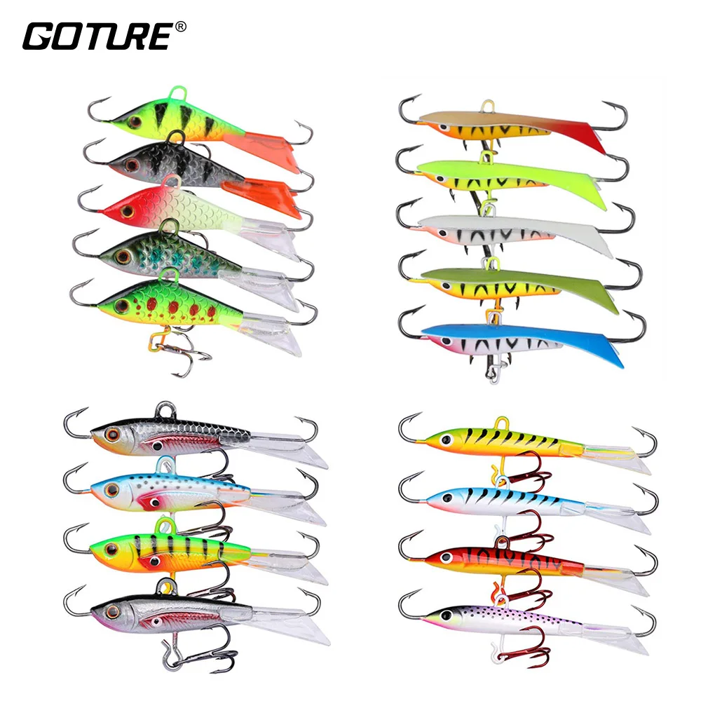 Goture 1pc Ice Fishing Lure Jigging Winter Balancers Rap 4 Style Swimbait with A Minnow Profile Balance for Winter Fishing Pesca
Goture 1pc Ice Fishing Lure Jigging Winter Balancers Rap 4 Style Swimbait with A Minnow Profile Balance for Winter Fishing Pesca