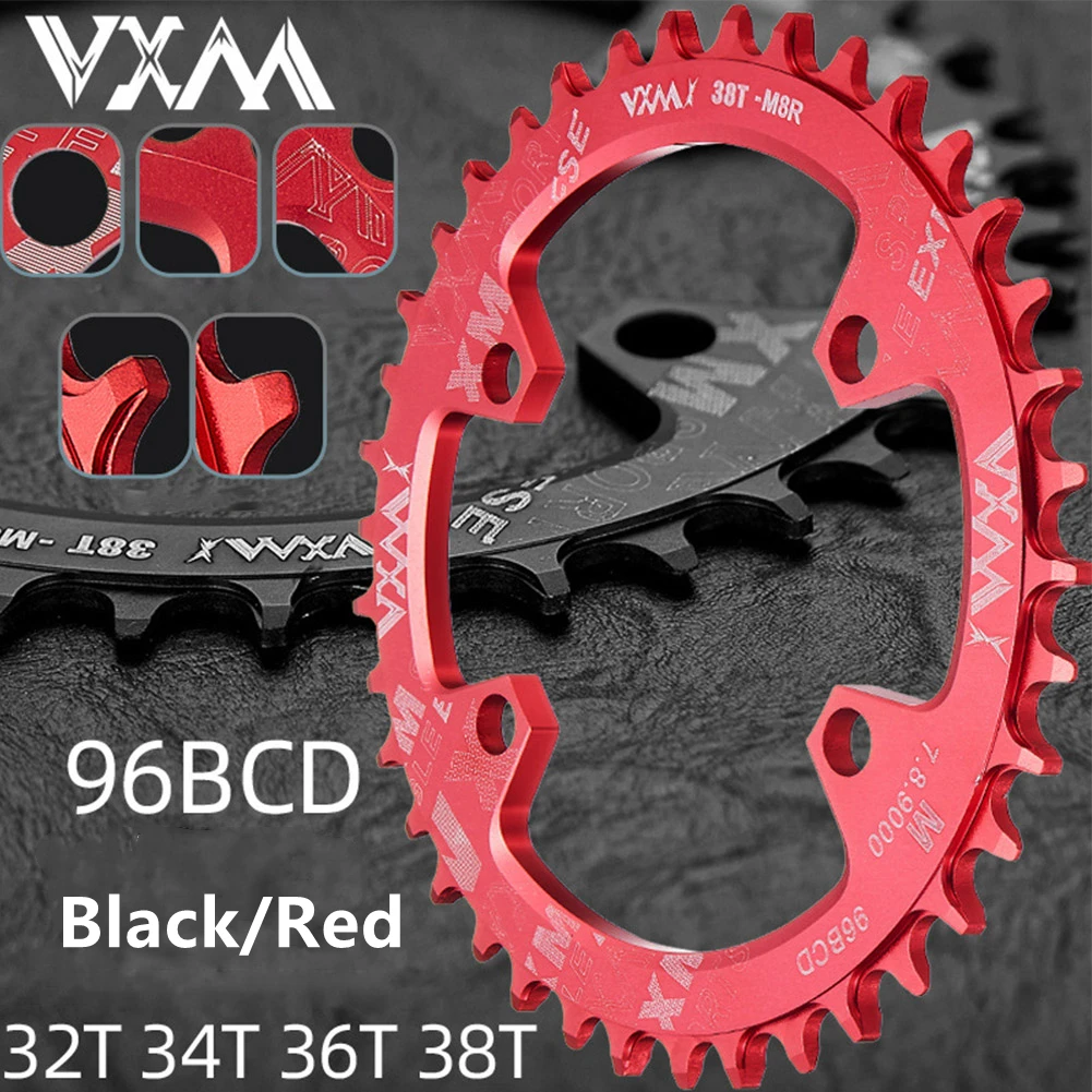 96bcd 32/34/36/38T MTB Bike Crankset Chainring Narrow Wide For SHIMANO-M7/8/9000 Chain Wheel Circular Disc Bicycle Accessories
96bcd 32/34/36/38T MTB Bike Crankset Chainring Narrow Wide For SHIMANO-M7/8/9000 Chain Wheel Circular Disc Bicycle Accessories