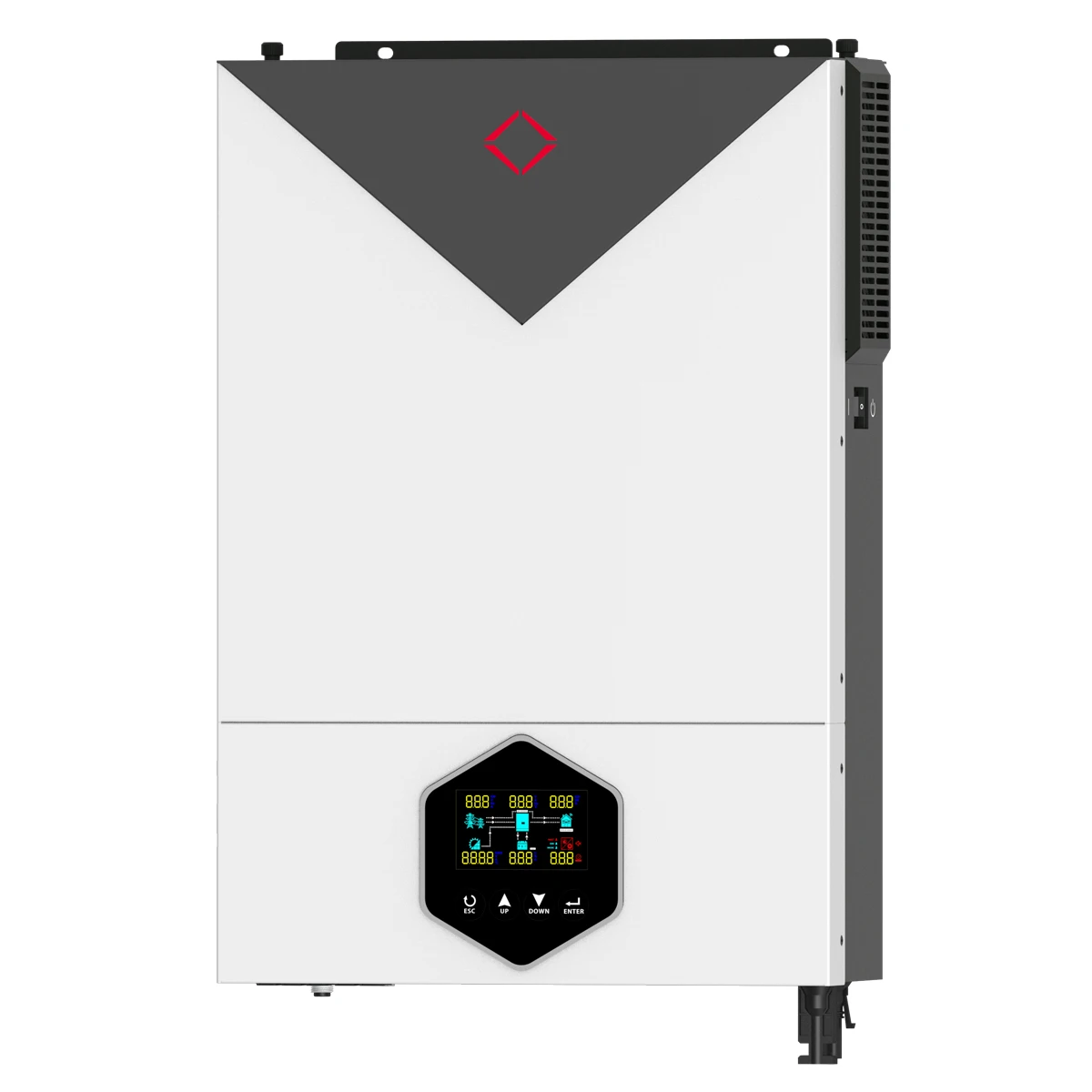 4.2KW Solar Hybrid Inverter On/Off-Grid 24VDC MPPT 140A Solar Charger Max PV Power 6200W Input with WIFI communication
4.2KW Solar Hybrid Inverter On/Off-Grid 24VDC MPPT 140A Solar Charger Max PV Power 6200W Input with WIFI communication