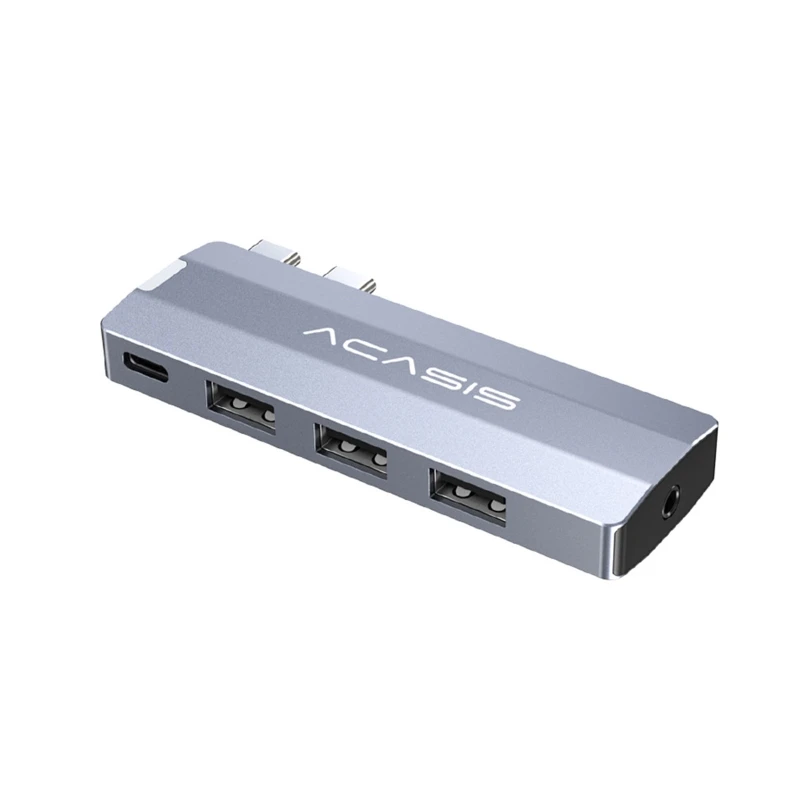 5-in-1 Type-C Docking Station Usb3.2 PD 100W Charging 3.5mm AUX Thunderbolt 3 USB HUB Splitter forMac Air Pro
5-in-1 Type-C Docking Station Usb3.2 PD 100W Charging 3.5mm AUX Thunderbolt 3 USB HUB Splitter forMac Air Pro