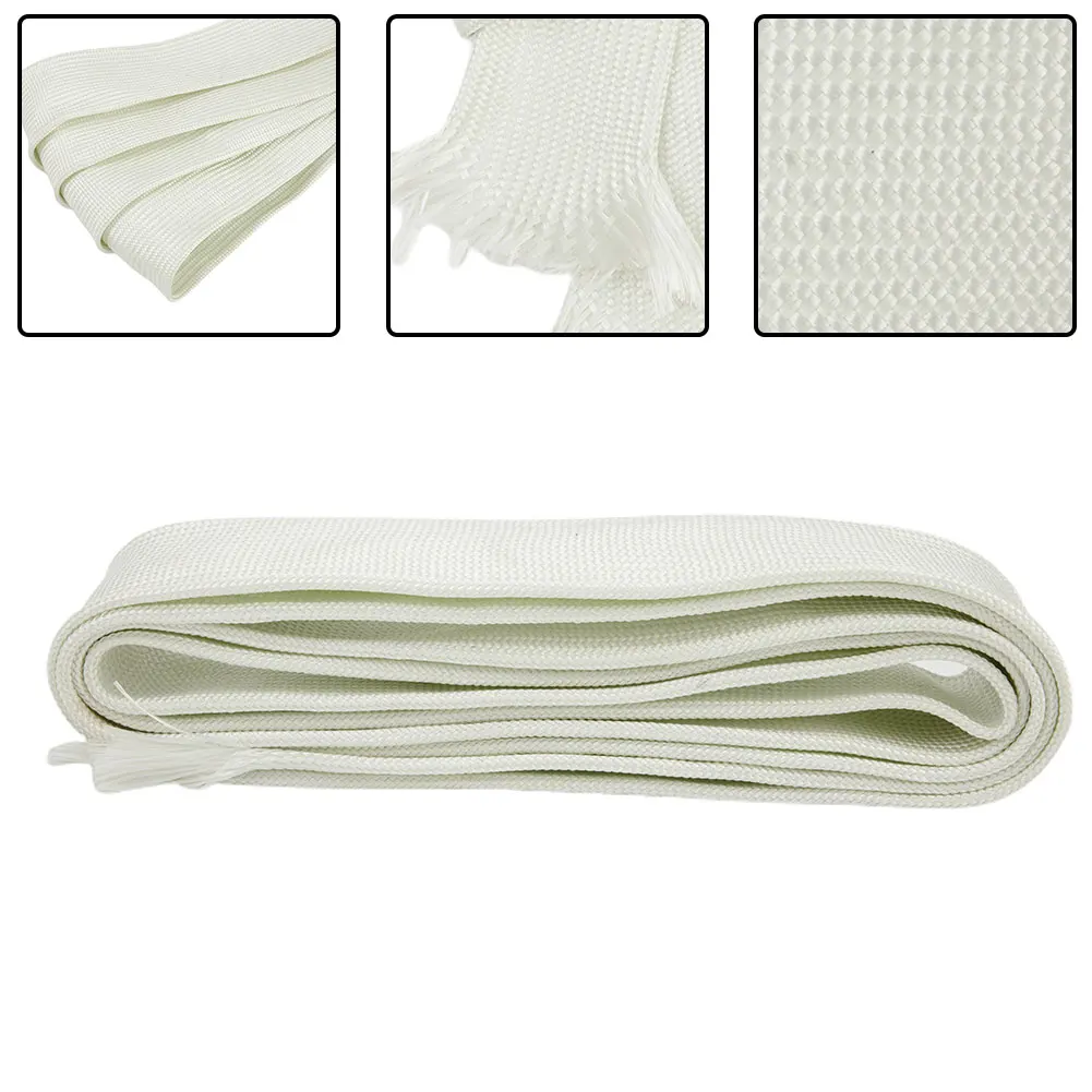 

Hot Sale Car Necessities Glass Fibre Thermal Insulation 2M/25MM Length White For Webasto Eberspacher For 22mm-24mm Exhaust Pipe