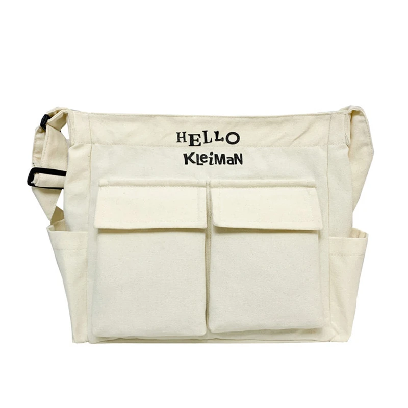 Over Large Teenager Fashion Canvas Fabric Shoulder Bag for School Unisex Casual High Street Cloth Big Size Laptop Messenger Bag
Over Large Teenager Fashion Canvas Fabric Shoulder Bag for School Unisex Casual High Street Cloth Big Size Laptop Messenger Bag