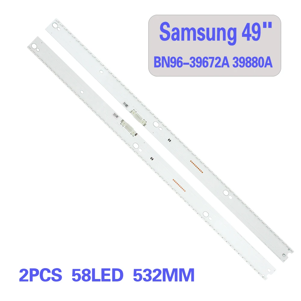 Светодиодная подсветка (2) для Samsung UE49KU6400U UE49KU6450 UE49KU6452 UE49KU6459 UE49KU6650 UE49MU6500 UE49MU7400 UE49KU6670U UE49KU6500
Светодиодная подсветка (2) для Samsung UE49KU6400U UE49KU6450 UE49KU6452 UE49KU6459 UE49KU6650 UE49MU6500 UE49MU7400 UE49KU6670U UE49KU6500