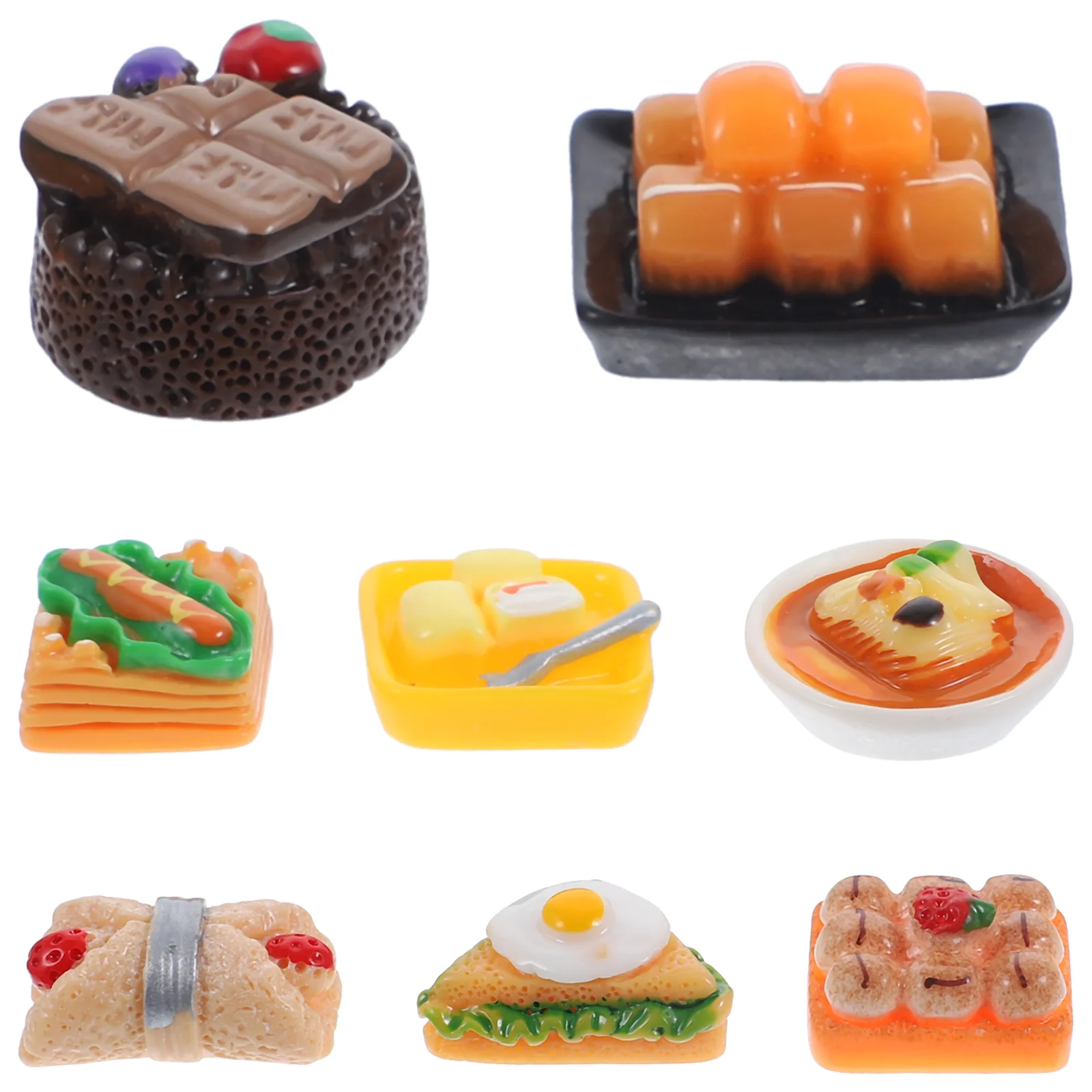 8 Pcs Dollhouse Home Accents Decors Artificial Prop Pretend Toy Set Home Resin Fake Ornament House Accessorysative Mini
8 Pcs Dollhouse Home Accents Decors Artificial Prop Pretend Toy Set Home Resin Fake Ornament House Accessorysative Mini