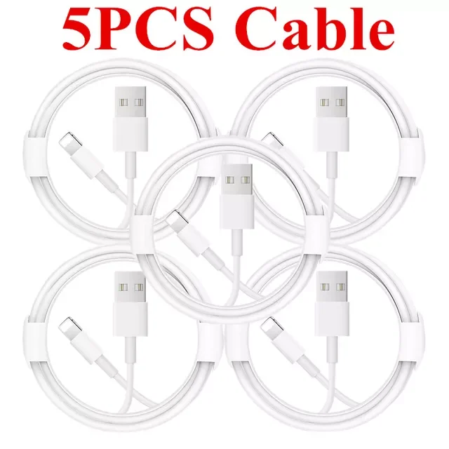 For iPhone 5 Pack 3FT USB Charging Cable Cord For iPhone 12 11 Pro 11 XS MAX XR X 8 Plus 7 6 6Plus 6S 6SPlus 5 5S SE
For iPhone 5 Pack 3FT USB Charging Cable Cord For iPhone 12 11 Pro 11 XS MAX XR X 8 Plus 7 6 6Plus 6S 6SPlus 5 5S SE