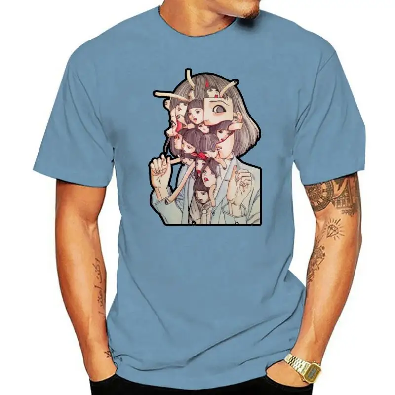 Japan Anime Men Manga Junji Ito Shintaro Kago Horror Face Young Girl Muchacha Top Tee
Japan Anime Men Manga Junji Ito Shintaro Kago Horror Face Young Girl Muchacha Top Tee