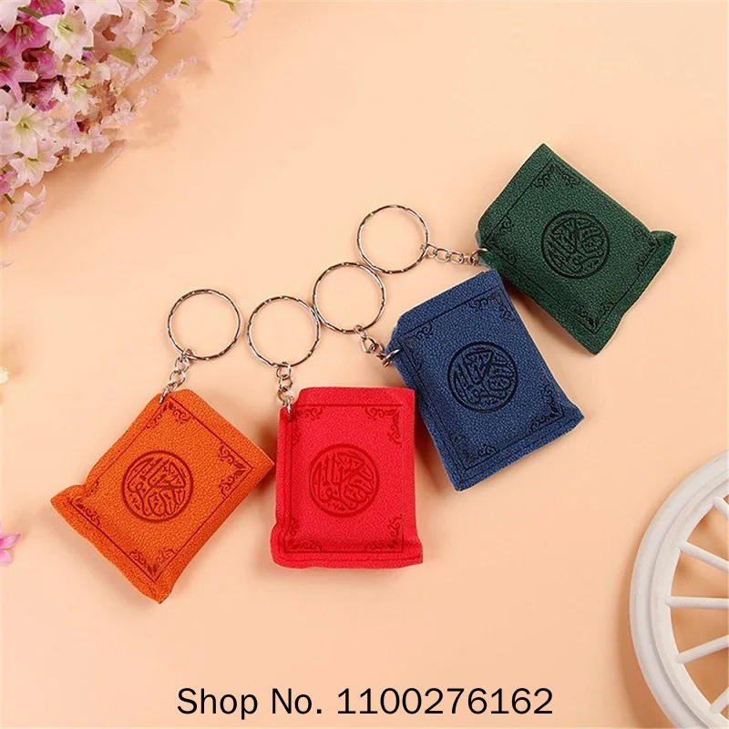 4Colors Mini Arabic Quran Islamic Keychain Women Men Allah Real Paper Can Read Pendant Keyring Fashion Gift for Guests
4Colors Mini Arabic Quran Islamic Keychain Women Men Allah Real Paper Can Read Pendant Keyring Fashion Gift for Guests