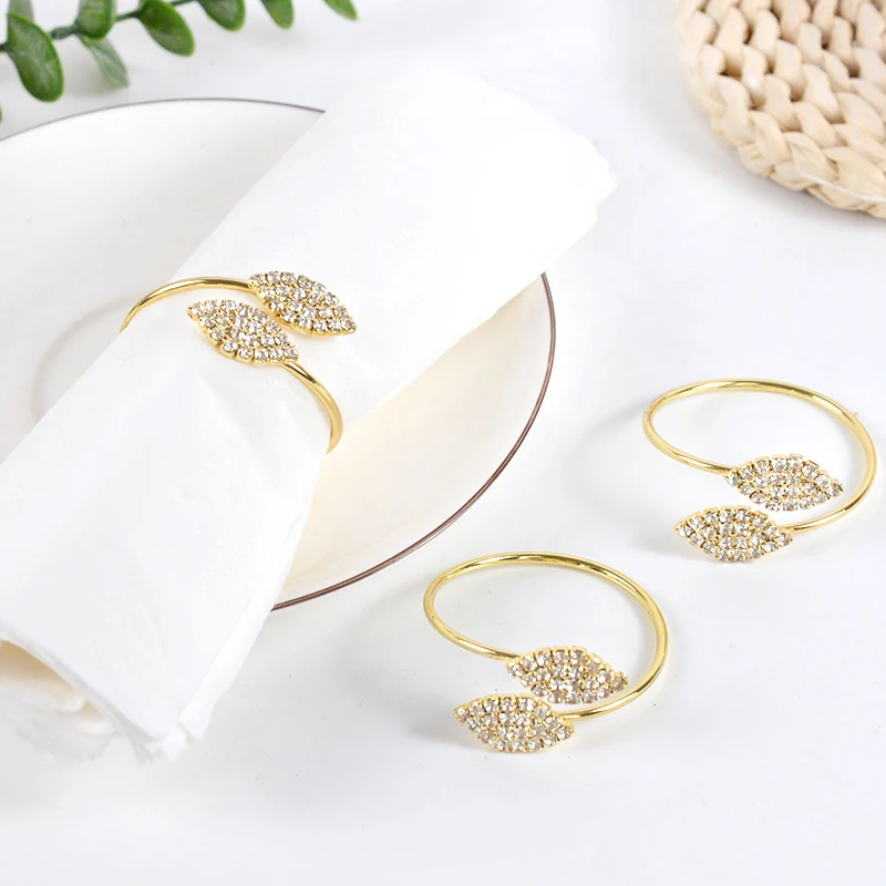 6 шт., держатель для салфеток в форме листика 
6 шт., держатель для салфеток в форме листика