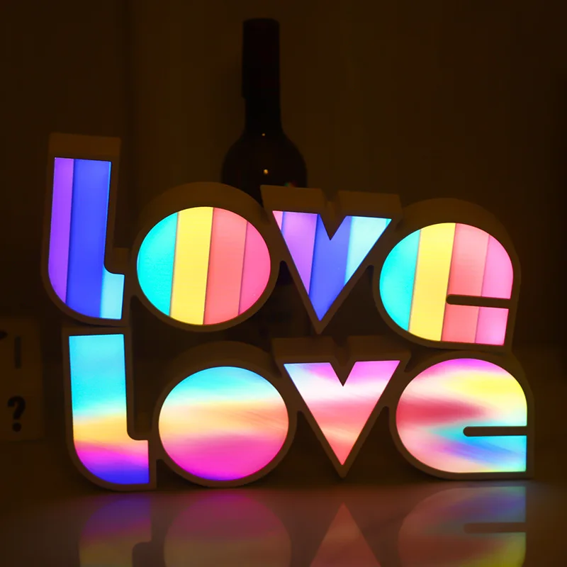 LED Neon Lights LOVE Shape Night Light Sign Bedroom Lamp Battery + USB Powered Nightlight for Valentine's Day Christmas Wedding
LED Neon Lights LOVE Shape Night Light Sign Bedroom Lamp Battery + USB Powered Nightlight for Valentine's Day Christmas Wedding