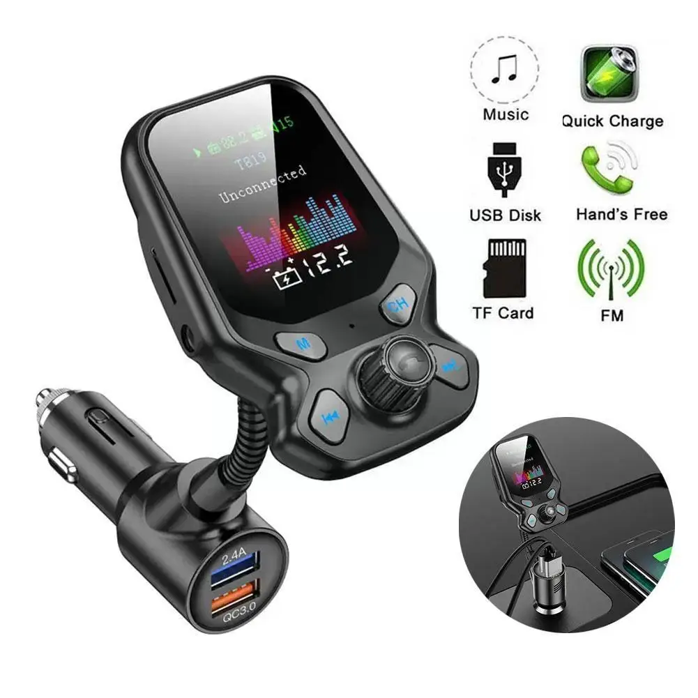 Беспроводной FM-передатчик, автоматический приемник Bluetooth 5,0, USB-адаптер, FM-зарядное устройство А, mp3-плеер, передатчик, зарядное устройство, комплект Rad M3F8
Беспроводной FM-передатчик, автоматический приемник Bluetooth 5,0, USB-адаптер, FM-зарядное устройство А, mp3-плеер, передатчик, зарядное устройство, комплект Rad M3F8