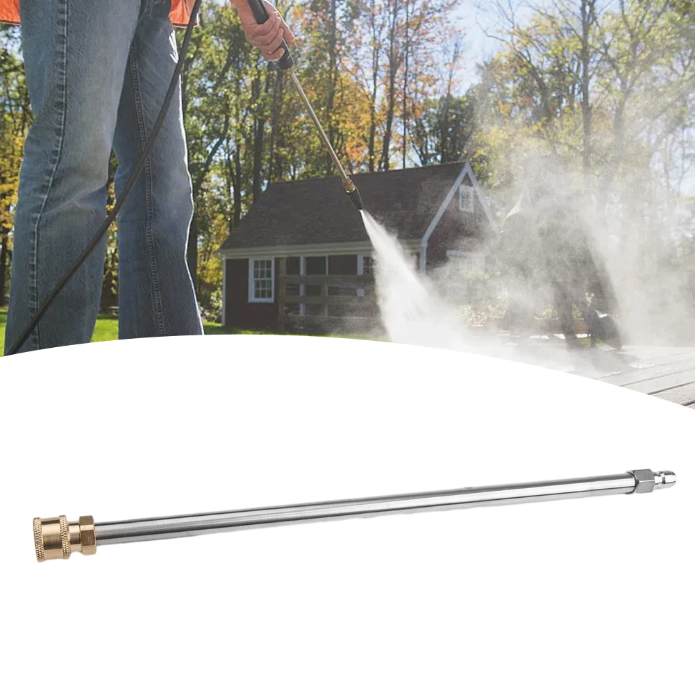 16 Inch 40 Cm Extension Wand Lance Universal For High Pressure Washer Quick Connect Anti Corrosion Replacement Garden Cleaning
16 Inch 40 Cm Extension Wand Lance Universal For High Pressure Washer Quick Connect Anti Corrosion Replacement Garden Cleaning