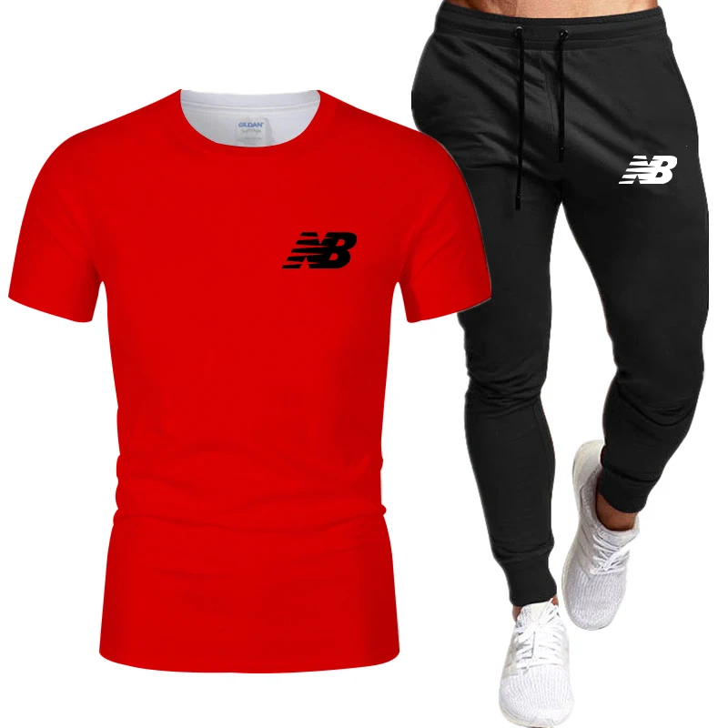 Men's Spring And Summer Sports Two-piece Trend All-match Short-Sleeved + Casual Pants Loose And Comfortable Sports Suit
Men's Spring And Summer Sports Two-piece Trend All-match Short-Sleeved + Casual Pants Loose And Comfortable Sports Suit
