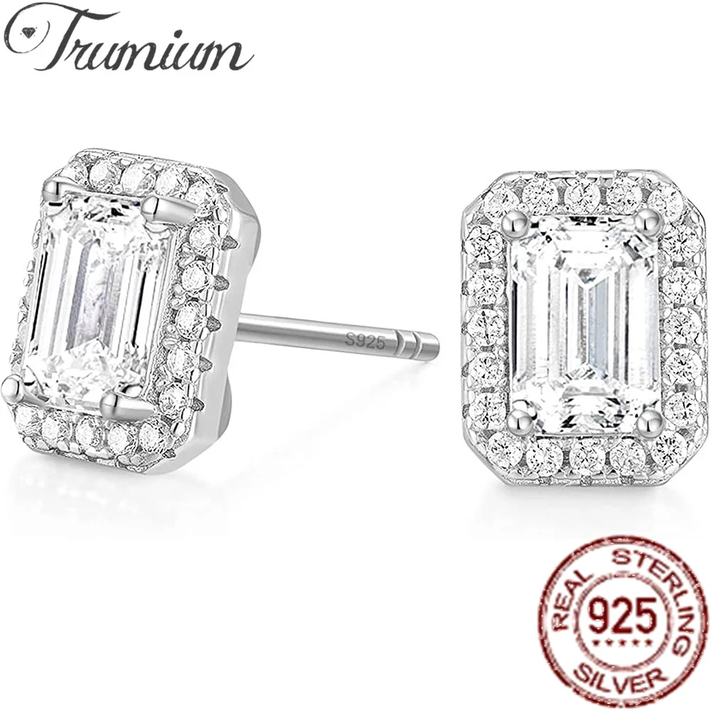 Trumium 925 Sterling Silver Stud Earrings for Women Emerald / Heart Cut CZ 14K Gold Plated Stud Earrings Hypoallergenic
Trumium 925 Sterling Silver Stud Earrings for Women Emerald / Heart Cut CZ 14K Gold Plated Stud Earrings Hypoallergenic