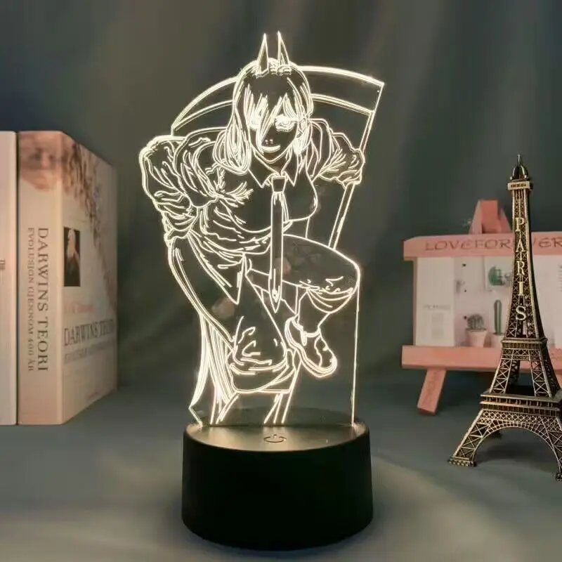 Japanese Anime Chainsaw Man 3D Character Model LED Night Light Denji Game Room Bedroom Decoration Table Lamp Atmosphere Light
Japanese Anime Chainsaw Man 3D Character Model LED Night Light Denji Game Room Bedroom Decoration Table Lamp Atmosphere Light