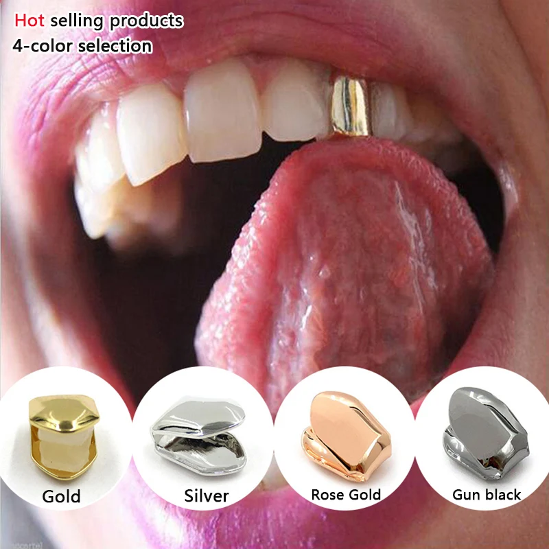 4 Colors Custom Fit Gold Plated HipHop Single Tooth Grillz Cap Top Bottom Dental Grill Teeth Caps Halloween Cosplay
4 Colors Custom Fit Gold Plated HipHop Single Tooth Grillz Cap Top Bottom Dental Grill Teeth Caps Halloween Cosplay