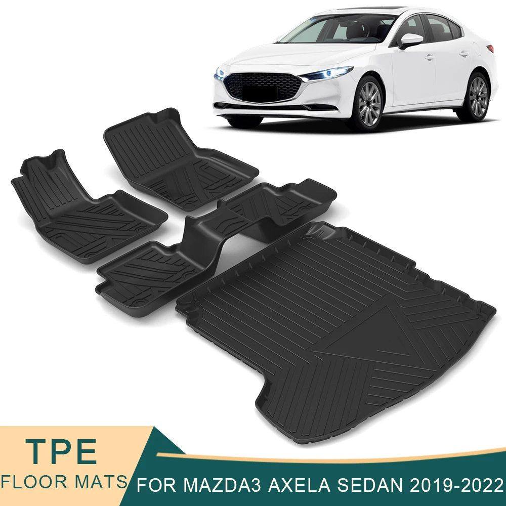 For Mazda3 Axela BP Sedan 2019-2022 Auto Car Floor Mats All-Weather TPE Foot Mats Pad Waterproof Tray Mat Interior Accessories
For Mazda3 Axela BP Sedan 2019-2022 Auto Car Floor Mats All-Weather TPE Foot Mats Pad Waterproof Tray Mat Interior Accessories