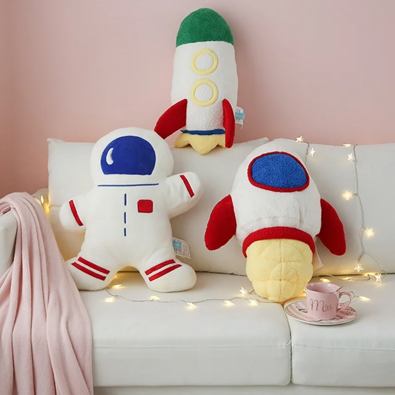 Rocket Plush Astronaut Stuffed Spaceship Throw Pillow Home Decor Boy Birthday Gift Space Discovery Educational Toy for Kids
Rocket Plush Astronaut Stuffed Spaceship Throw Pillow Home Decor Boy Birthday Gift Space Discovery Educational Toy for Kids
