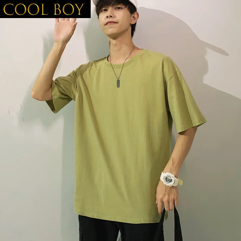 J GIRLS Solid Men 5 Quarter Sleeve T-shirts Basic Tees Harajuku Summer Chic Korean Oversize Retro Tshirts All-match
J GIRLS Solid Men 5 Quarter Sleeve T-shirts Basic Tees Harajuku Summer Chic Korean Oversize Retro Tshirts All-match