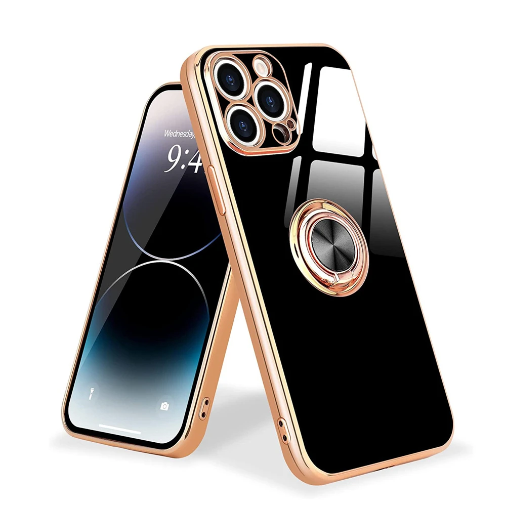 Luxury Electroplated Case for iPhone 14 13 12 Pro Max Magnetic Finger Ring Holder Case for iPhone 11 XR 8 Plus Shockproof Cover
Luxury Electroplated Case for iPhone 14 13 12 Pro Max Magnetic Finger Ring Holder Case for iPhone 11 XR 8 Plus Shockproof Cover