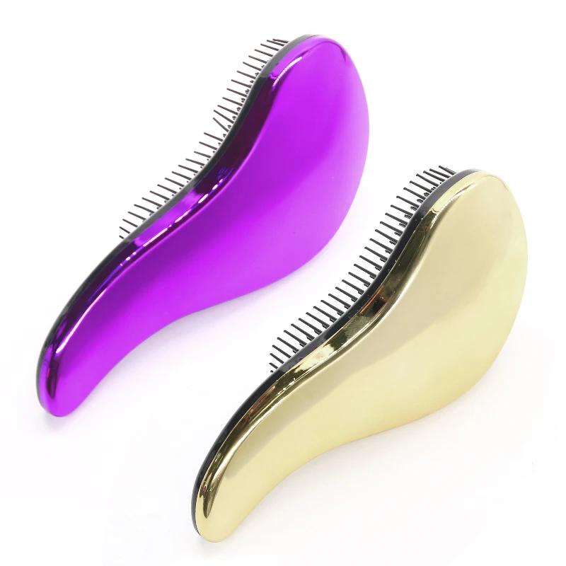 1pc Anti-static Hair Brush Massage Comb Detangling Hair Brushes Electroplate Shower Massage Wet Hairbush Salon Hair Styling Tool
1pc Anti-static Hair Brush Massage Comb Detangling Hair Brushes Electroplate Shower Massage Wet Hairbush Salon Hair Styling Tool