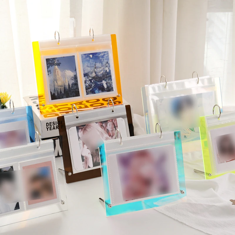 7color Transparent Photo Album Photocard Acrylic Pocket Holder Instax Desk Calendar Kpop Album Polaroid Loose Leaf Fans Supplies
7color Transparent Photo Album Photocard Acrylic Pocket Holder Instax Desk Calendar Kpop Album Polaroid Loose Leaf Fans Supplies