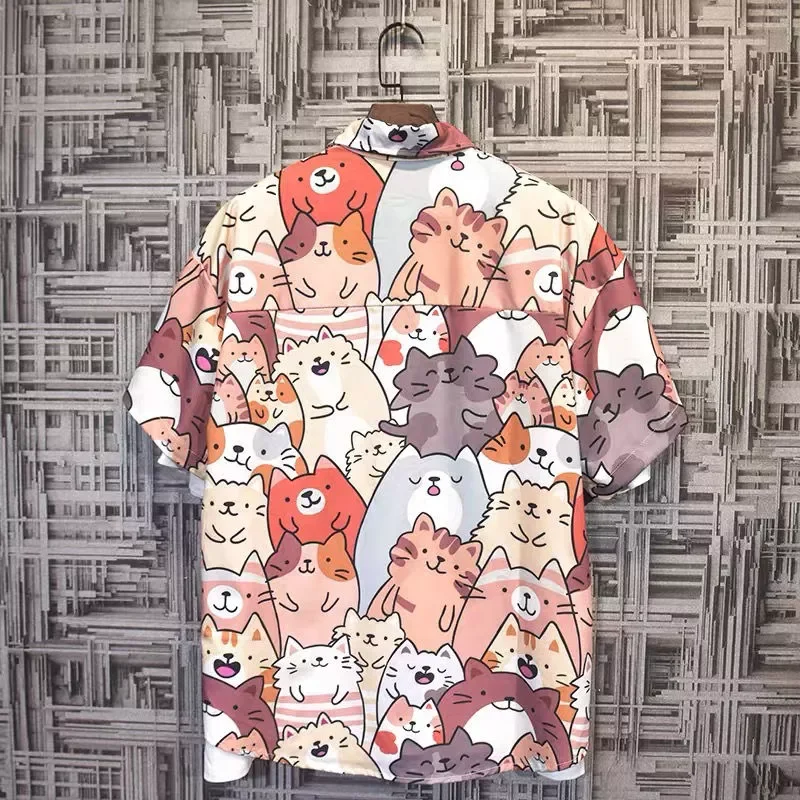 NEW IN tide summer short-sleeved male flower shirt Korean version of the trend of Hawaii loose ins tide couple Harajuku shirt
NEW IN tide summer short-sleeved male flower shirt Korean version of the trend of Hawaii loose ins tide couple Harajuku shirt
