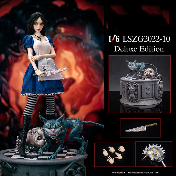 LSZG2022-10 1/6 Female Soldier Crazy Alice High Quality Full Set 12'' Action Figures Model Toy In Stock
LSZG2022-10 1/6 Female Soldier Crazy Alice High Quality Full Set 12'' Action Figures Model Toy In Stock