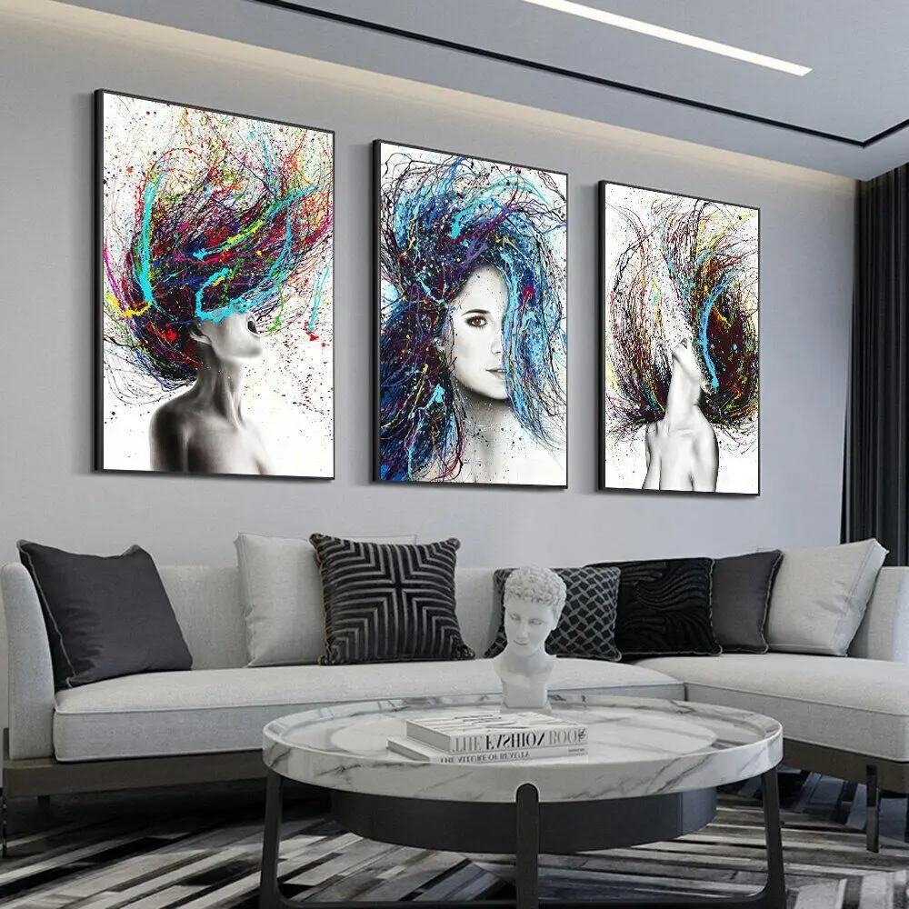 Colored Hair Woman Abstract Wall Art Print PVC Poster PP Glue Transparent Waterproof Tear-Off Ready To Paste
Colored Hair Woman Abstract Wall Art Print PVC Poster PP Glue Transparent Waterproof Tear-Off Ready To Paste