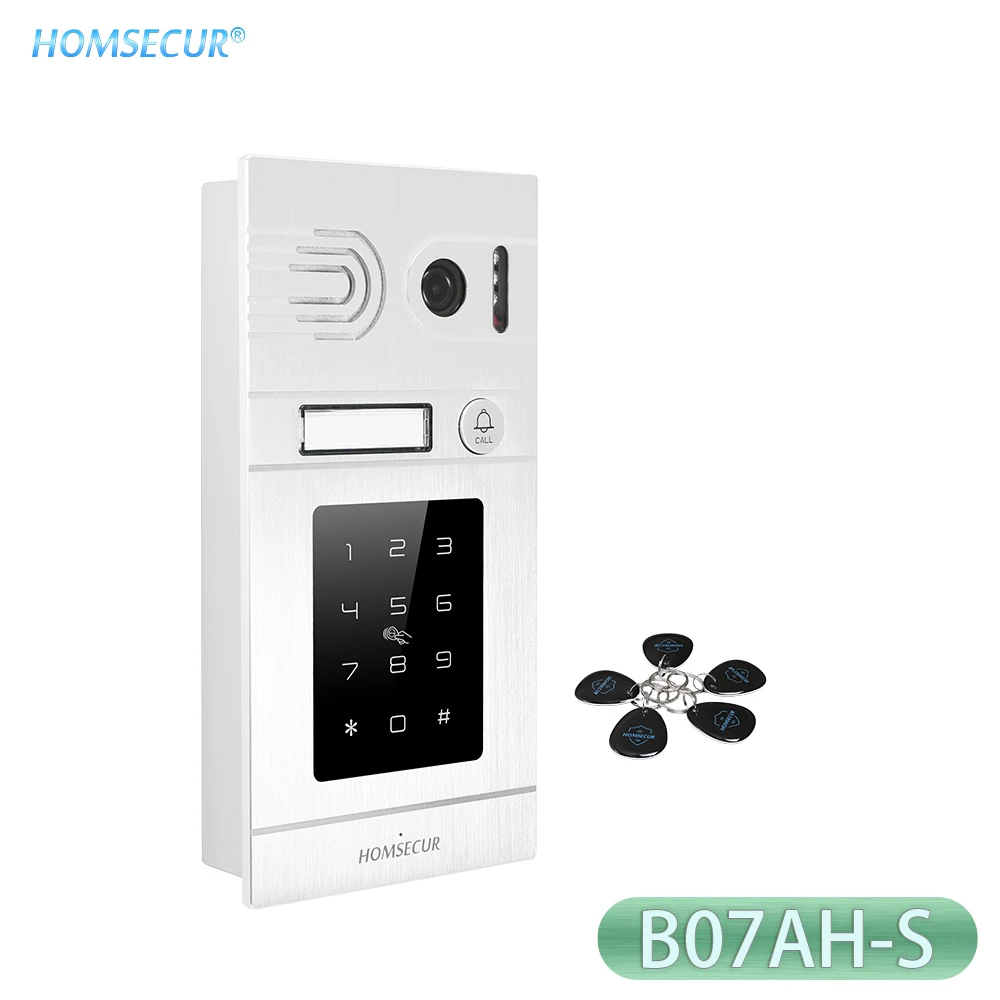 HOMSECUR Outdoor Camera Unit with Password Keypad+5pcs IC Keyfob 1.3MP B07AH-S For HDK Series Door Phone System
HOMSECUR Outdoor Camera Unit with Password Keypad+5pcs IC Keyfob 1.3MP B07AH-S For HDK Series Door Phone System
