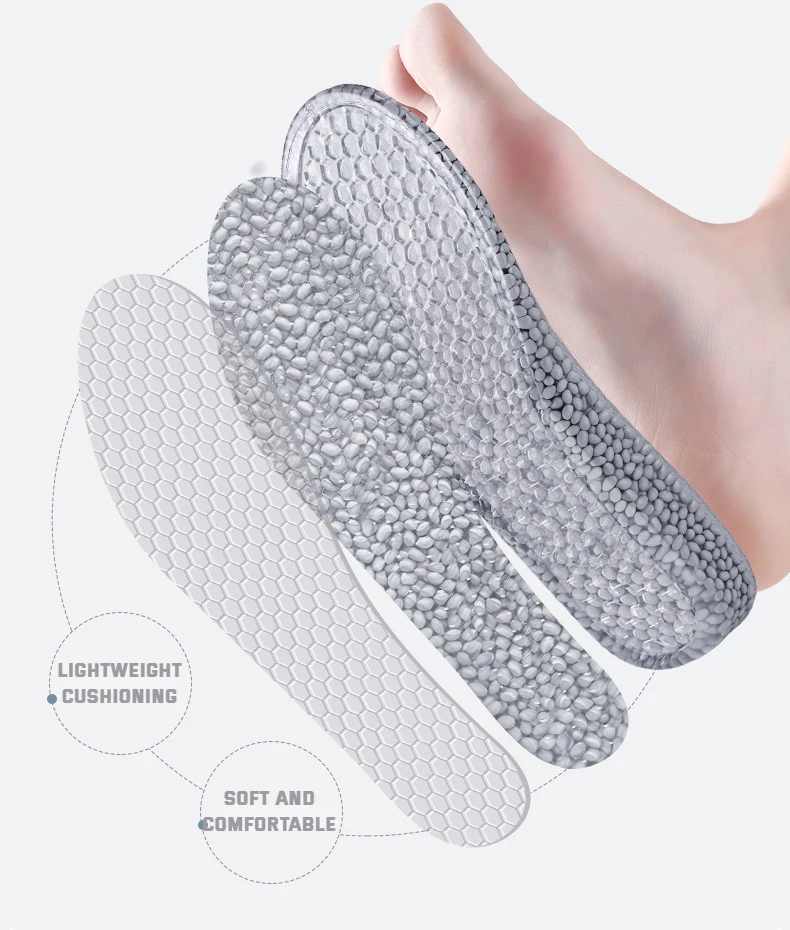 1 Pair Popcorn Silicone Heightening Insole Men and Women's Invisible Boos Inner Artifact Does Not Tire Feet Pad Full 1.5-3.5cm
1 Pair Popcorn Silicone Heightening Insole Men and Women's Invisible Boos Inner Artifact Does Not Tire Feet Pad Full 1.5-3.5cm