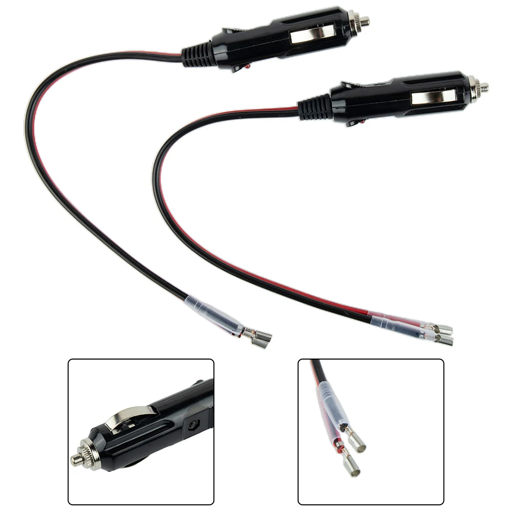 New Practical Adapter Power Plug 15A 16AWG 2 Pcs 30cm Accessories Bakelite Black DC 12~24V Heavy Duty Replacement
New Practical Adapter Power Plug 15A 16AWG 2 Pcs 30cm Accessories Bakelite Black DC 12~24V Heavy Duty Replacement