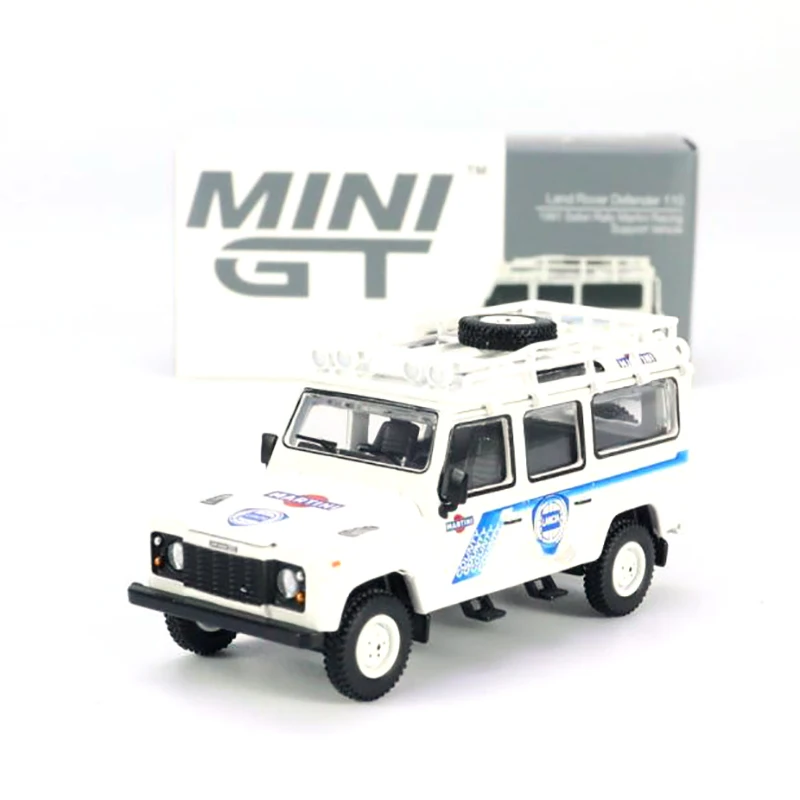 Мини 1/64 Defender 110 1991 Safari Rally Martini MGT00558-CH модель автомобиля 
Мини 1/64 Defender 110 1991 Safari Rally Martini MGT00558-CH модель автомобиля