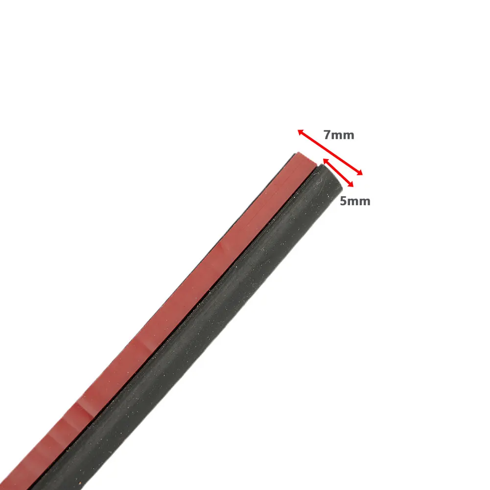 1X 5M T-Type Rubber Sealing Strip Black For Car Edge Trim Bumper Lip Side Skirt 5MM*7MM EPDM Rubber Exterior Car Accessories
1X 5M T-Type Rubber Sealing Strip Black For Car Edge Trim Bumper Lip Side Skirt 5MM*7MM EPDM Rubber Exterior Car Accessories