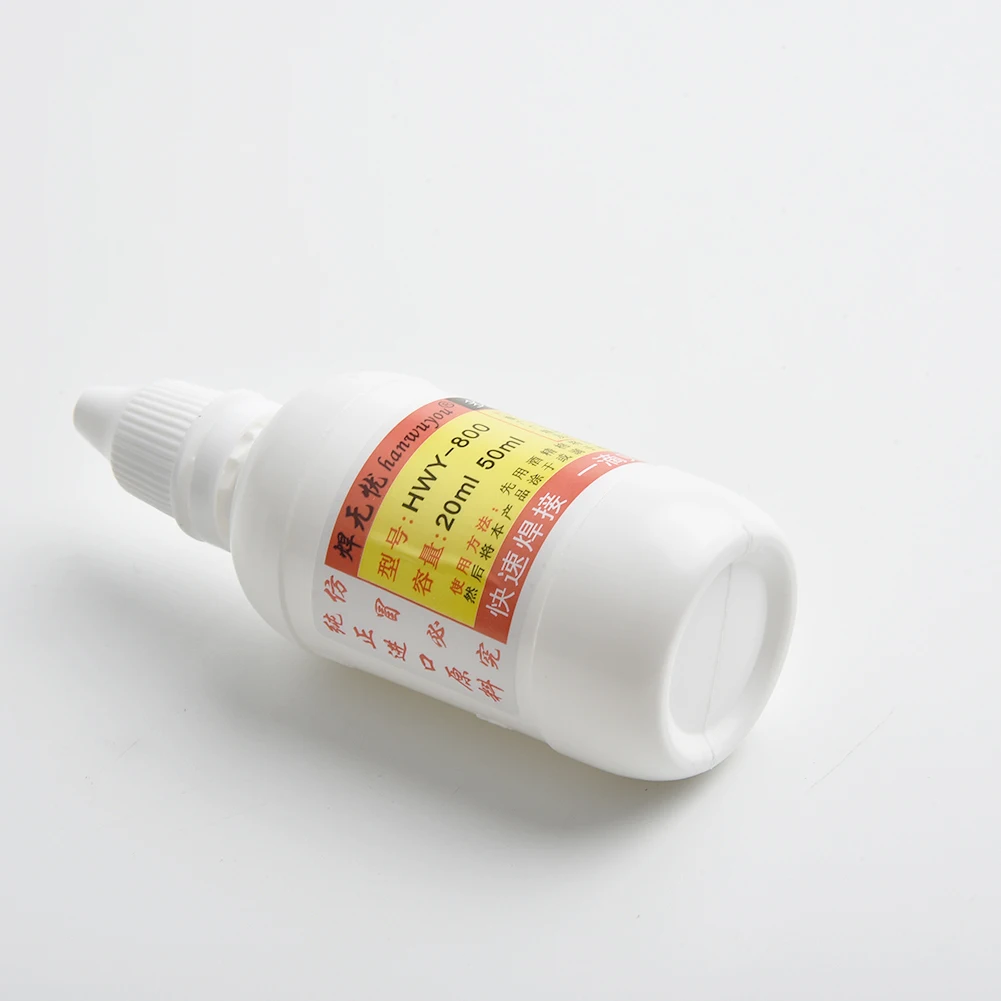 1PC 50ml Stainless Steel Liquid Flux Soldering HWY-800 Paste Flux Liquid Solders Tool Quick Welding Environmentally Friendly
1PC 50ml Stainless Steel Liquid Flux Soldering HWY-800 Paste Flux Liquid Solders Tool Quick Welding Environmentally Friendly