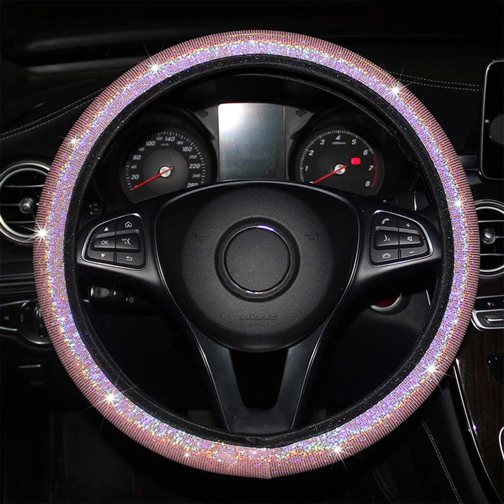3PCS 38cm Car Steering Wheel Cover Glitter Bling Handbrake Cover Gear Cover Pink Breathable Anti Slip Steering Wheel Case
3PCS 38cm Car Steering Wheel Cover Glitter Bling Handbrake Cover Gear Cover Pink Breathable Anti Slip Steering Wheel Case