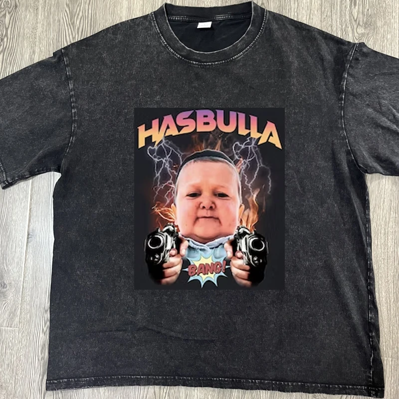 Hasbulla Fighting Meme T Shirt Loose Casual Men Women Round Neck Short Sleeve Mini Khabib Blogger T-shirts Oversized
Hasbulla Fighting Meme T Shirt Loose Casual Men Women Round Neck Short Sleeve Mini Khabib Blogger T-shirts Oversized