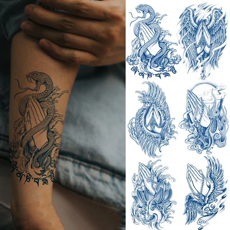 Sdotter Body Art Fake Tattoos Character Avatar And Flowers Long Lasting Waterproof Sweatproof Flower Arm Tattoo Stickers
Sdotter Body Art Fake Tattoos Character Avatar And Flowers Long Lasting Waterproof Sweatproof Flower Arm Tattoo Stickers