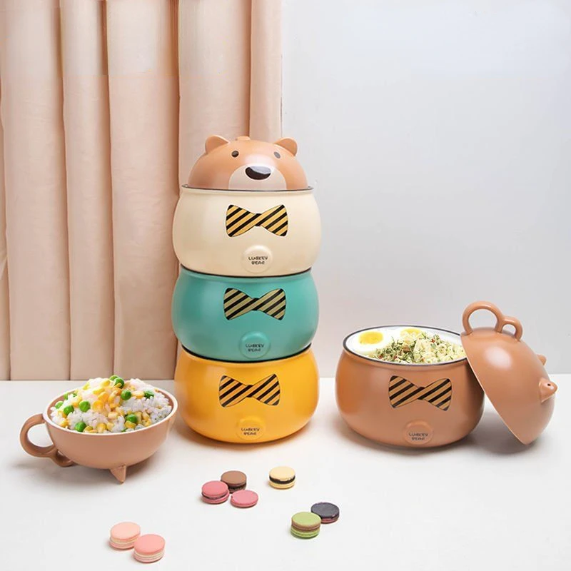 Instant Noodle Bowl Ceramic with Lid with Handle Lunch Box Student Dormitory Home Cute Tableware Large Capacity Rice Bowl
Instant Noodle Bowl Ceramic with Lid with Handle Lunch Box Student Dormitory Home Cute Tableware Large Capacity Rice Bowl