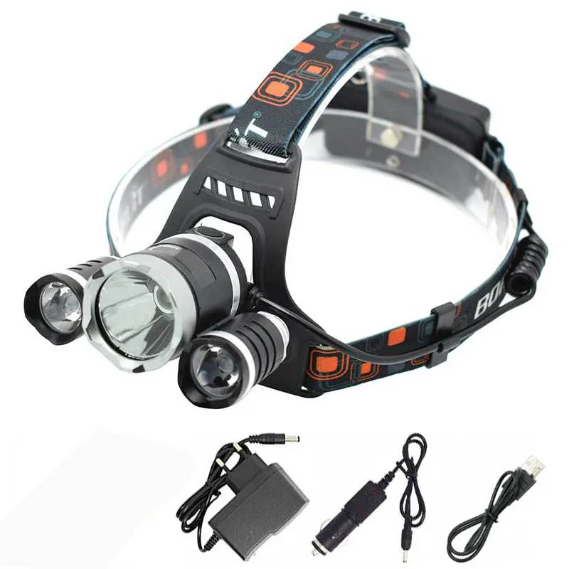 3 LED Headlamp Rechargeable Uses 2 18650 Batteries IPX4 Waterproof Glare Headlamp Fishing Hunting Camping Cycling Headlight
3 LED Headlamp Rechargeable Uses 2 18650 Batteries IPX4 Waterproof Glare Headlamp Fishing Hunting Camping Cycling Headlight